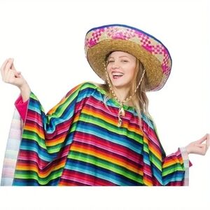 Mexican themed Pancho costume Halloween one size fits most
